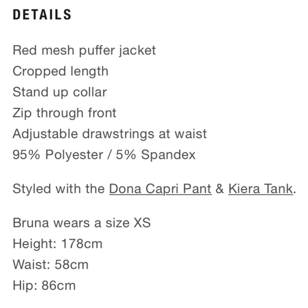 I AM GIA ROAD WARRIOR MESH PUFFER JACKET - Picture 5 of 5